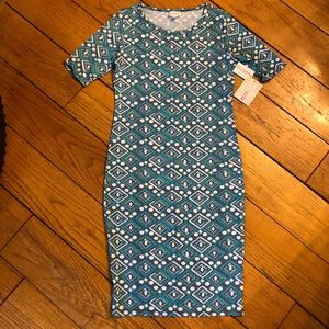 LuLaRoe Julia Dress Small NWT